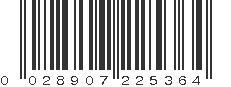 UPC 028907225364