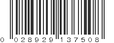 UPC 028929137508