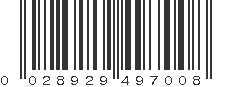 UPC 028929497008