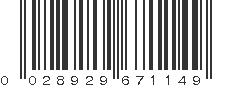 UPC 028929671149