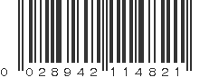 UPC 028942114821