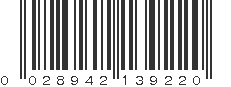 UPC 028942139220