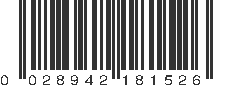 UPC 028942181526