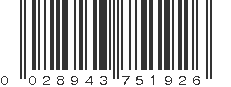 UPC 028943751926