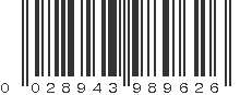 UPC 028943989626