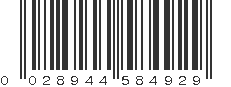 UPC 028944584929