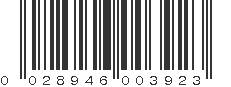 UPC 028946003923