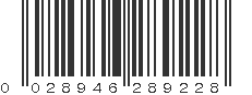 UPC 028946289228