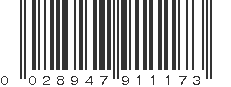 UPC 028947911173