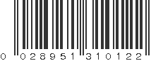 UPC 028951310122