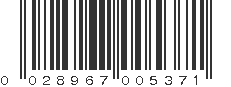 UPC 028967005371