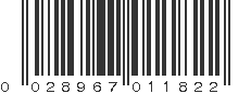 UPC 028967011822