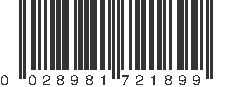 UPC 028981721899