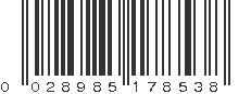 UPC 028985178538