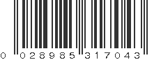 UPC 028985317043