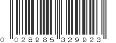 UPC 028985329923