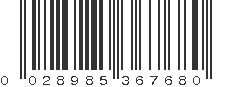 UPC 028985367680