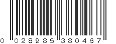 UPC 028985380467