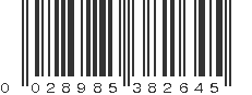 UPC 028985382645