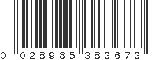 UPC 028985383673