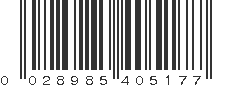 UPC 028985405177