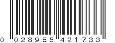 UPC 028985421733