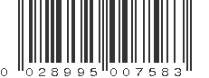 UPC 028995007583