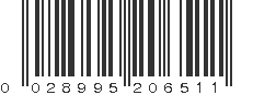 UPC 028995206511