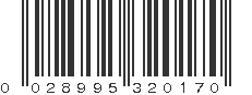 UPC 028995320170