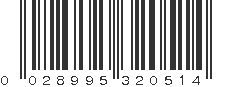 UPC 028995320514