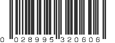 UPC 028995320606