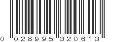 UPC 028995320613