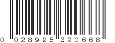 UPC 028995320668