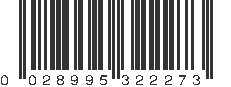 UPC 028995322273