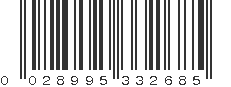 UPC 028995332685