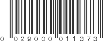 UPC 029000011373