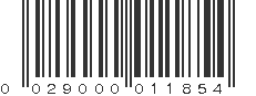 UPC 029000011854