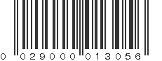 UPC 029000013056