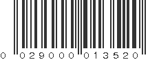 UPC 029000013520