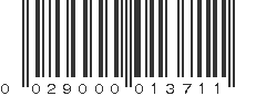 UPC 029000013711