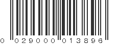 UPC 029000013896