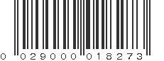 UPC 029000018273