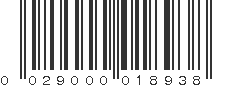 UPC 029000018938