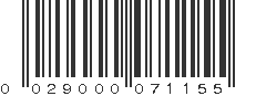 UPC 029000071155