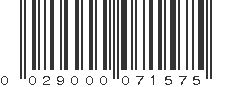 UPC 029000071575