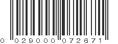 UPC 029000072671