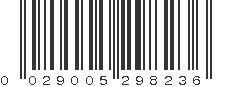 UPC 029005298236