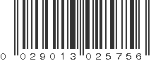 UPC 029013025756