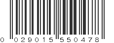 UPC 029015550478