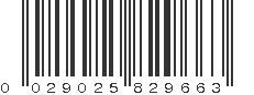 UPC 029025829663